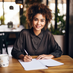 Portrait professionnel d’une candidate éligible CPF
